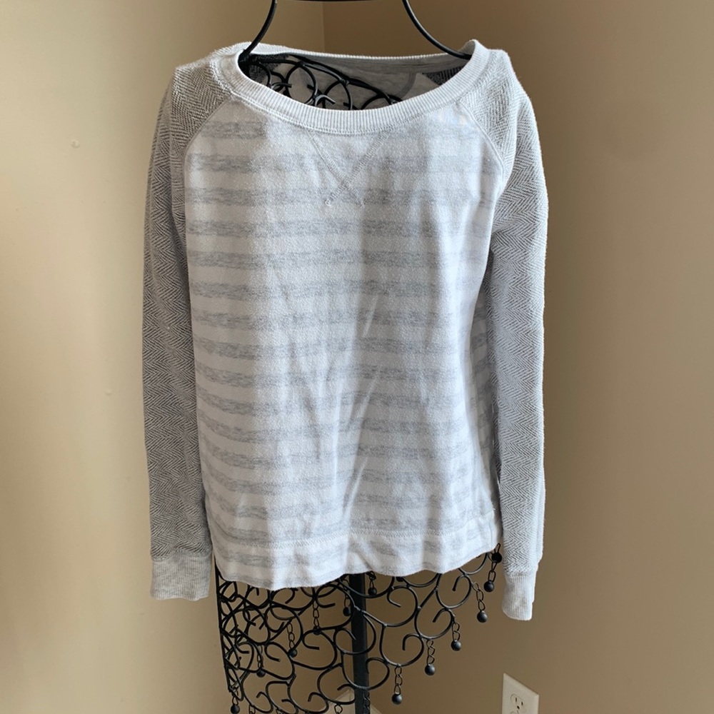 Merona Lightweight Striped Sweatshirt